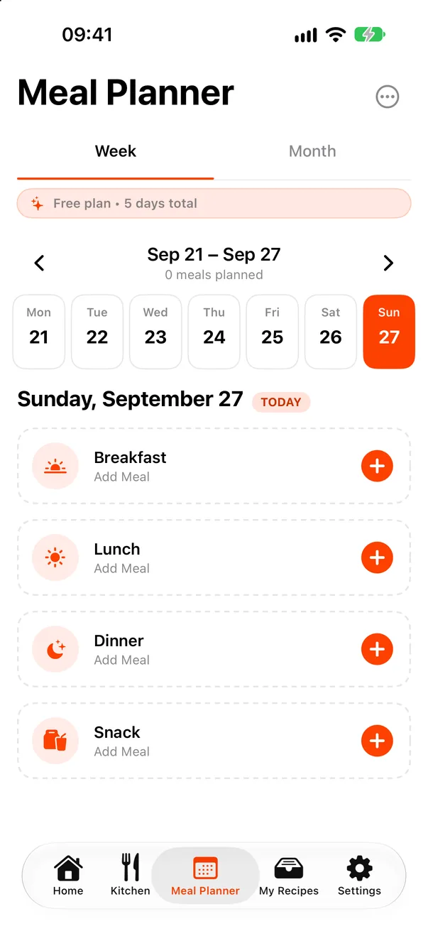 OriginEats — Planificador de comidas